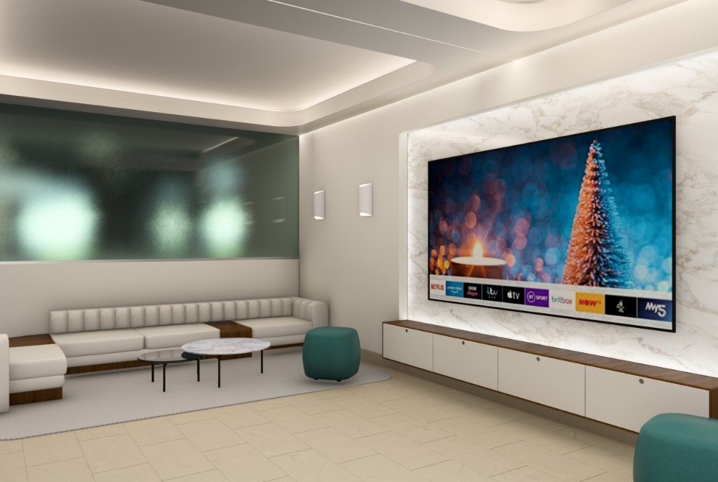 Rendu 3D de la Salle VIP